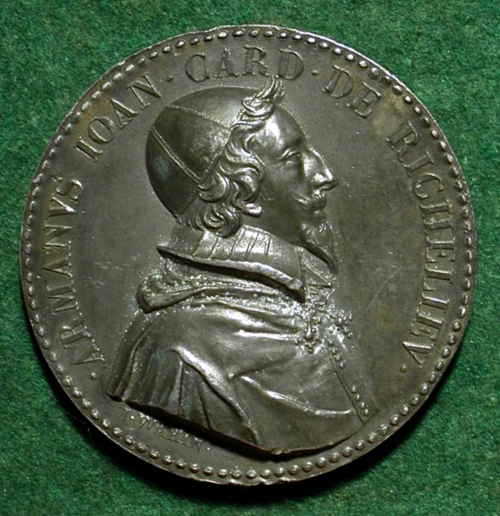 Medal Cardinal de Richelieu od Jean Warin