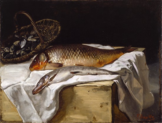 Still Life with Fish od Jean Frederic Bazille