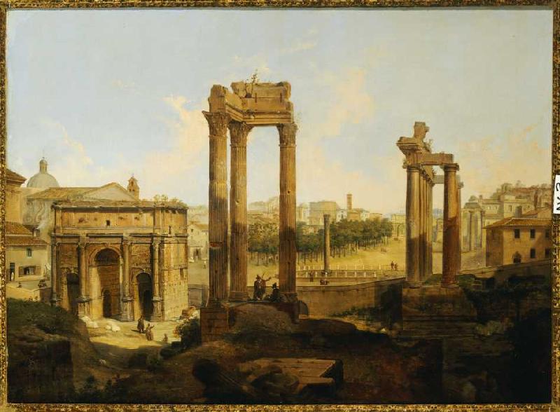 Das Forum Romanum. od Jean Victor Louis Faure