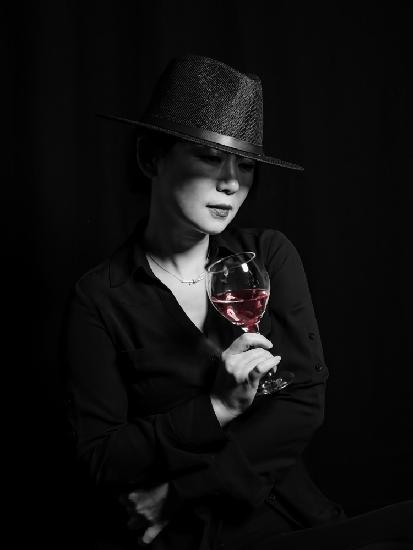 Woman and Wine