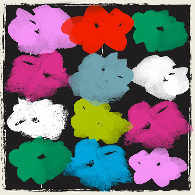 Warhole Flowers od Jenny Frean
