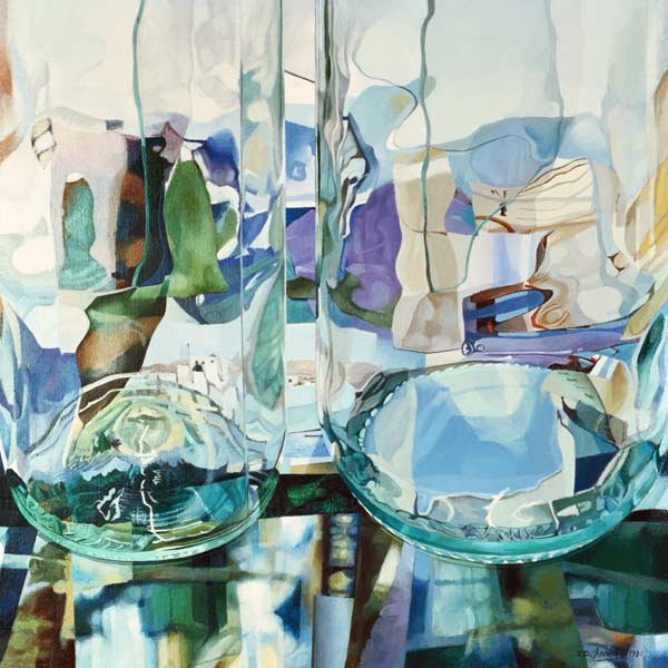 Green Transparency (Transparence verte) 1981 (oil on canvas)  od Jeremy  Annett