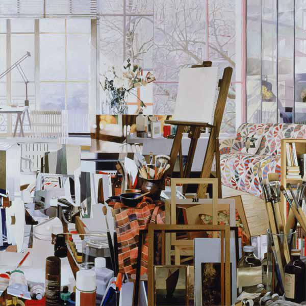 Studio, 1986 (oil on canvas) 
