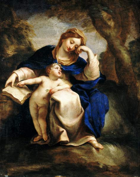 Mother of God with the Jesuskind od Jerzy Eleuter Szymonowic-Siemigowski