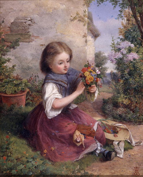 The Posy, c.1880 (oil on panel)  od Jessica Hayllar