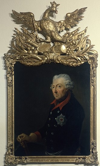 Frederick II of Prussia od J.H.C. Franke