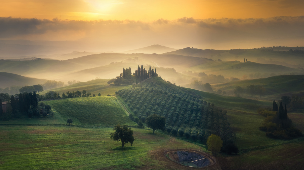 Tuscany Morning od Jianping Yang