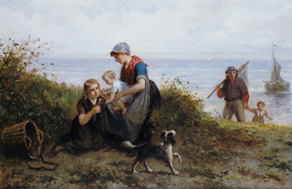 The Fisherman's Family od J.J.M. Damschroeder