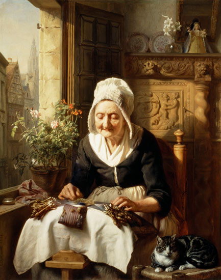The Old Lacemaker od J.L. Dyckmans