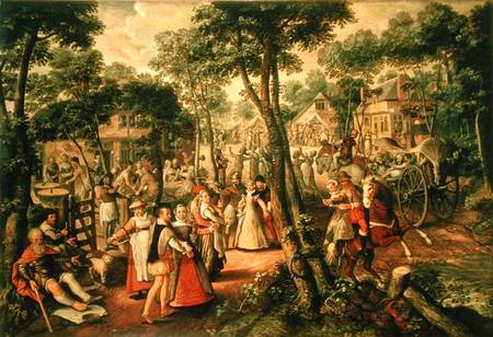 Country Celebration od Joachim Beuckelaer or Bueckelaer