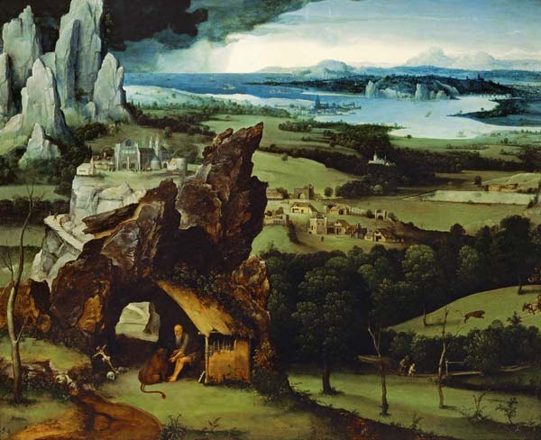 Landscape With Saint Jerome od Joachim Patinir