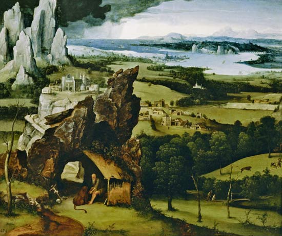 Landscape with St. Jerome od Joachim Patinir