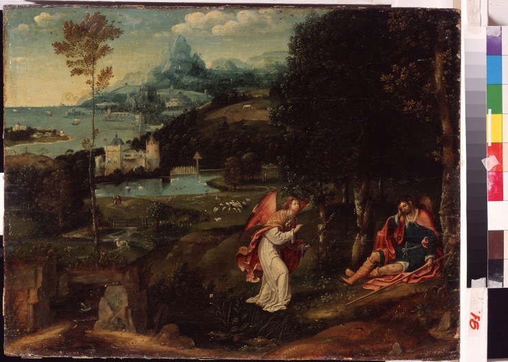 Landscape with the Legend of Saint Roch od Joachim Patinir