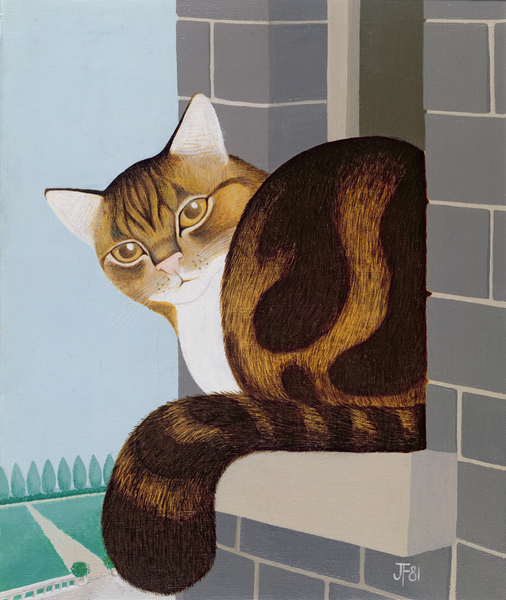 Cat on a Window Sill od Joan Freestone