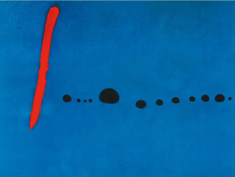 Blue II, 4-3-61  - (JM-276) od Joan Miró