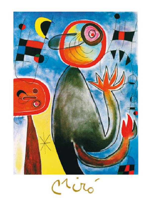 Les echelles en roue - (JM-272) od Joan Miró