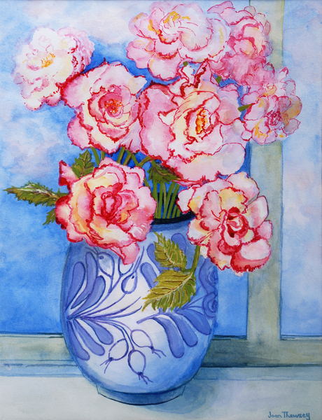 Pink Roses against the Sky od Joan  Thewsey