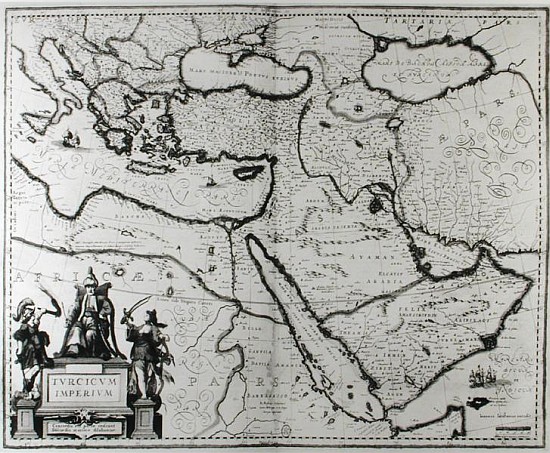 Map of the Ottoman Empire, from the ''Atlas Novus'' od Joannes Jansson
