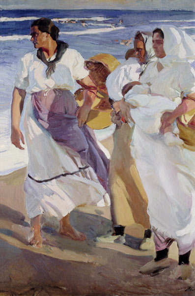 Valencian Fisherwomen od Joaquin Sorolla