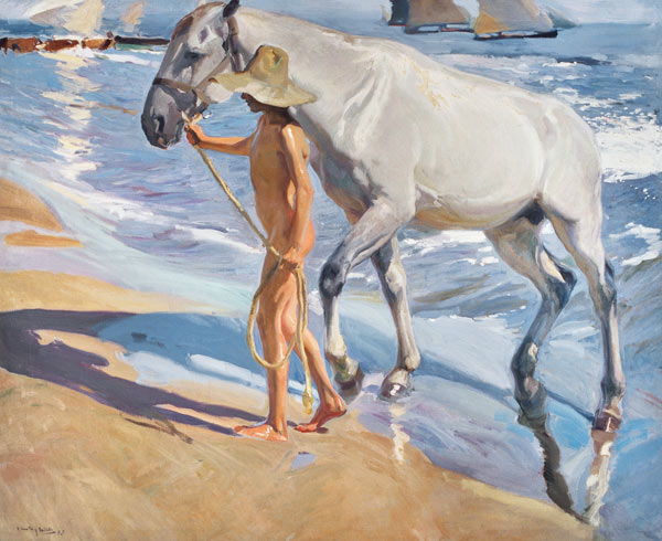 Washing the Horse od Joaquin Sorolla