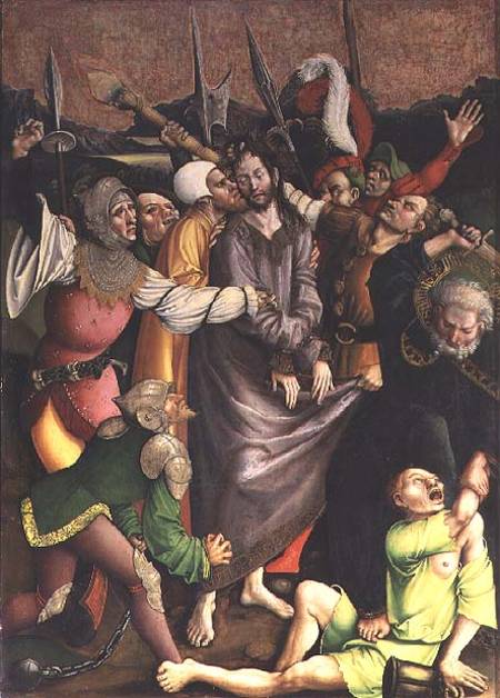 Christ arrested in the Garden of Gethsemane (panel) od Jörg Breu
