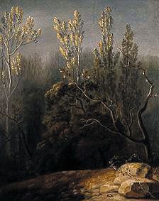 Landscape with poplars od Joh. Heinrich Wilhelm Tischbein