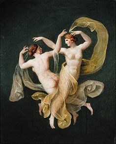 Unresolved nymphs in the dance. od Joh. Heinrich Wilhelm Tischbein