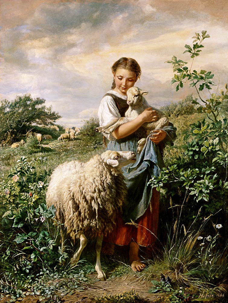 The little shepherdess od Johann Baptist Hofner