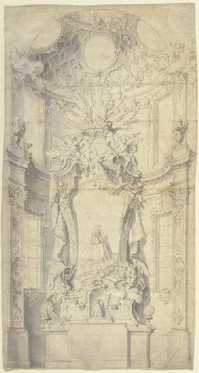 Sketch of an altar