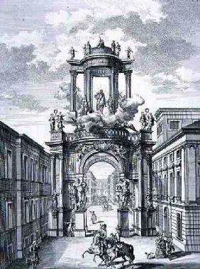 Triumphal Arch, Vienna, from 'Entwurf einer historischen Architektur'