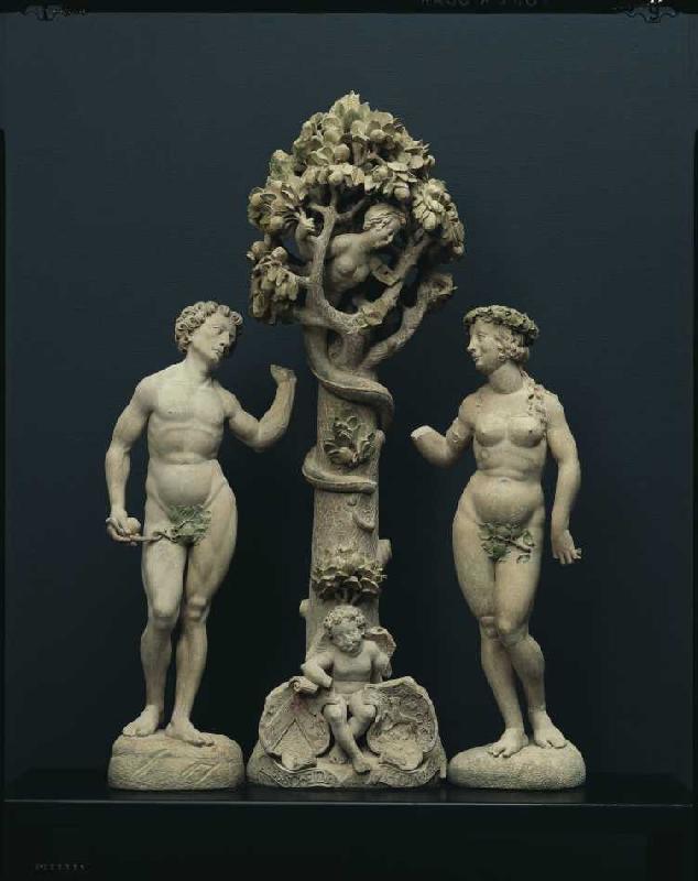 Adam und Eva unter dem Paradiesbaum od Johann Brabender