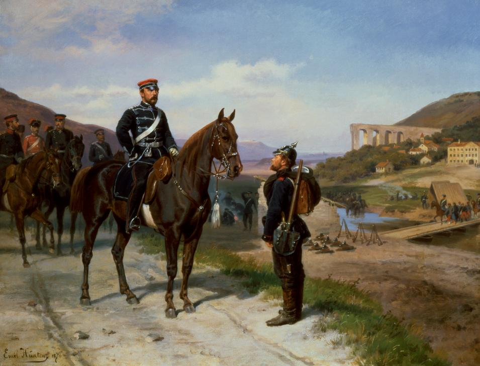 Begegnung mit Prinz Friedrich Karl von Preußen od Johann Emil Hünten