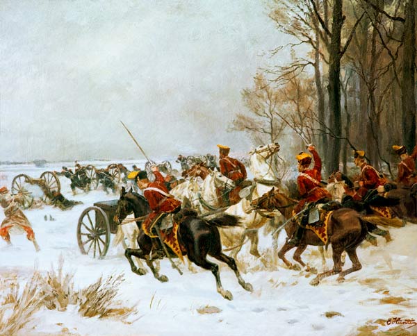 Gefecht bei Hebecourt od Johann Emil Hünten