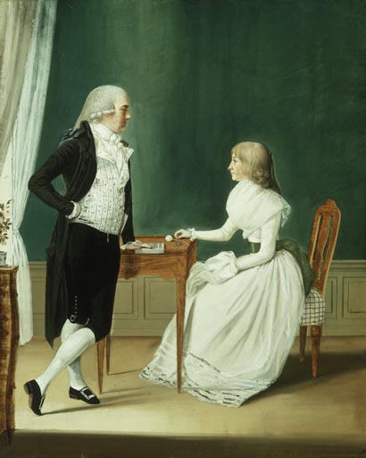 Buergerliches Ehepaar od Johann Friedrich Leberecht Reinhold