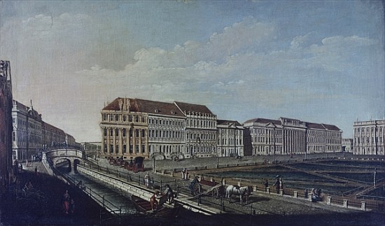 The Post Office in Potsdam od Johann Friedrich Meyer