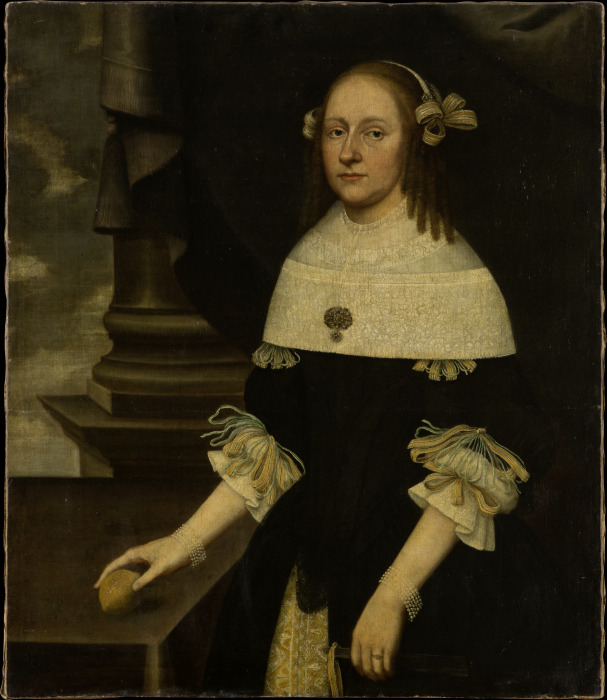 Portrait of Maria Margareta von Holzhausen od Johann Friedrich Trescher