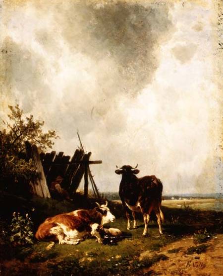 The Cows od Johann Friedrich Voltz