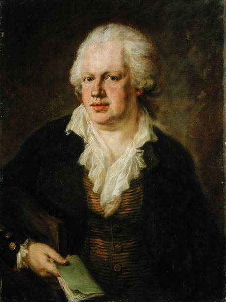 Portrait of the Poet Joseph Marius Von Babo (1756-1822) od Johann Georg Edlinger