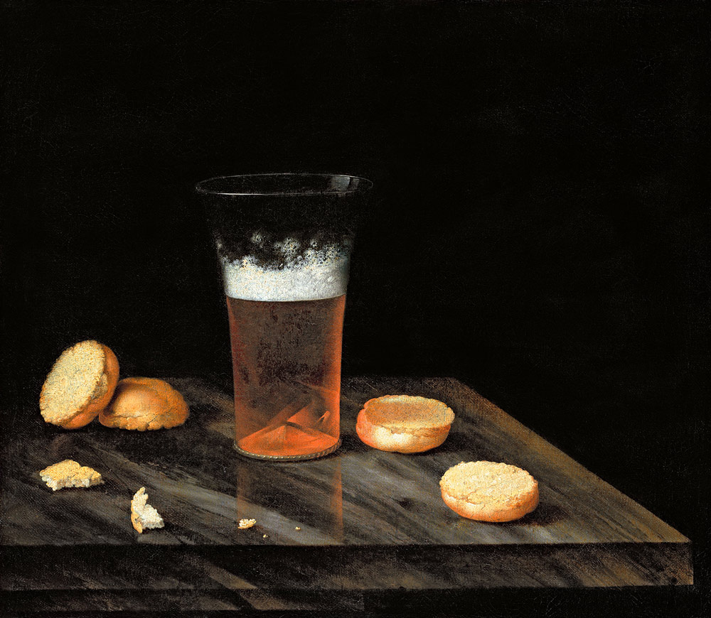 Still life with Beer Glass od Johann Georg Hainz