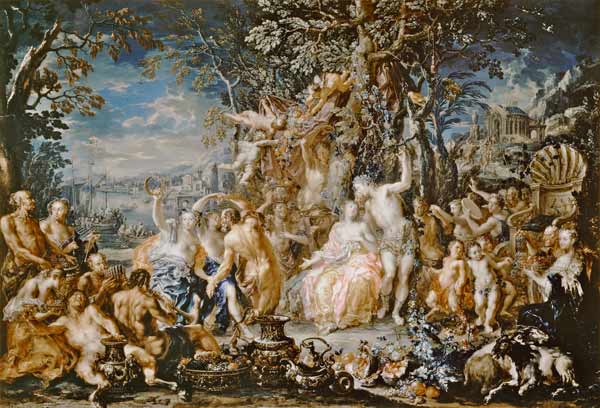 Bacchus und Ariadne od Johann Georg Platzer