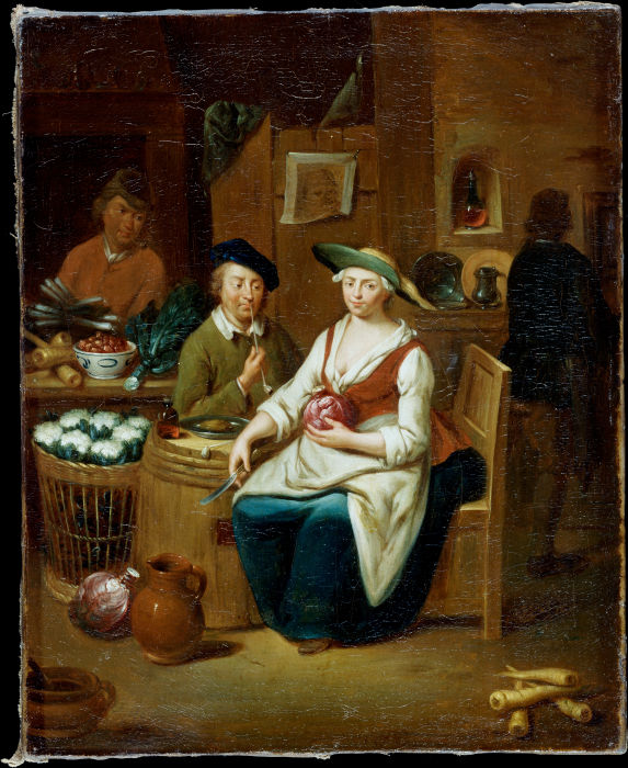 Kitchen Interior od Johann Gerlach Lambert