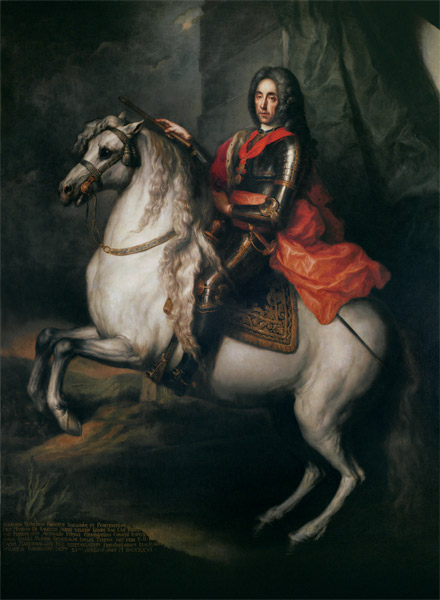 Reiterbild des Prinzen Eugen od Johann Gottfried Auerbach