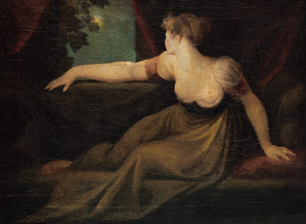 Lady in the moonlight od Johann Heinrich Füssli