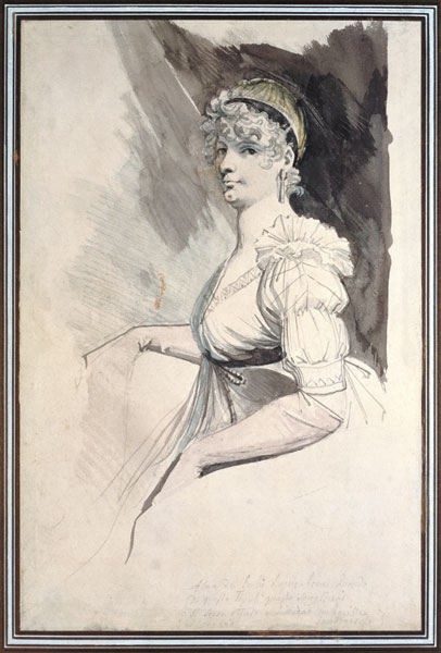 Portrait of Mrs Fuseli od Johann Heinrich Füssli