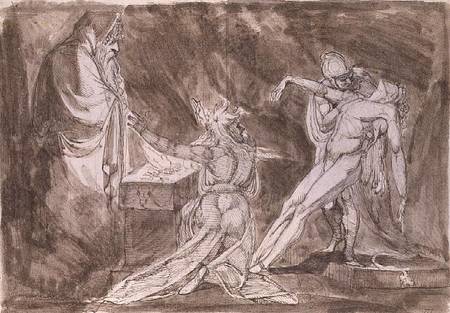 Study for "Saul and the Witch of Endor" od Johann Heinrich Füssli