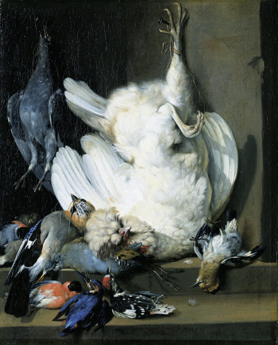 Still Life with Dead Poultry od Johann Heinrich Roos
