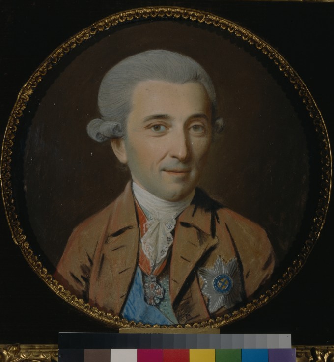 Portrait of Prince Nikolay Ivanovich Saltykov (1736-1816) od Johann Heinrich Schmidt