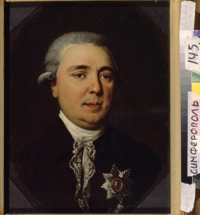 Portrait of Count Alexander Romanovich Vorontsov (1741-1805) od Johann Heinrich Schmidt