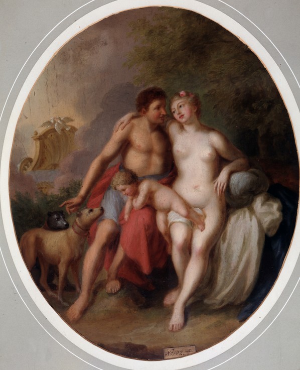 Venus and Adonis od Johann Heinrich Wilhelm Tischbein