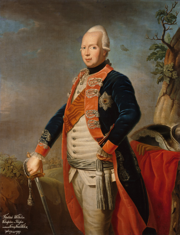 Frederick William II of Prussia, c.1770 od Johann Jacob Tischbein